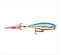 Rapala Skitter Pop Lure with Two No. 6 Hooks, Surface Swimming Depth, 5 cm Size, Frog