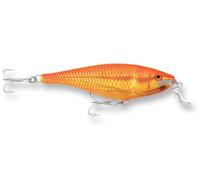 Rapala Super Shad Rap Lure with Two No. 3/0 Hooks, 1.5-2.7 m Swimming Depth, 14 cm Size, Goldfish