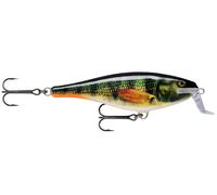 Rapala Unisex Adult Super Shad Rap Fishing Bait Fishing Accessories with Balsa Body Freshwater Spinning Bait Running Depth 1.5-2.7 m Fishing Lure 14 cm, 45 g Made in Estonia Live Perch, Standard