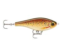Rapala Super Shadow Wrap Jar, 4.3 inches (11 cm), TRL Live Brown Trout, SSDRJ11