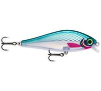 Rapala Super Shadow Rap Lure with Two No. 3/0 Hooks, 1-1.4 m Swimming Depth, 16 cm Size, Whitefish