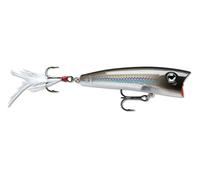 Rapala Unisex Erwachsene, X-Rap Pop Hartkder, Swasser, Gre 07, 7 cm Lnge, Topwater Tiefe, Chartreuse Geist, 1 Stck