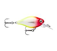 Rapala, X-Light Crank Mid Runner Fishing Lure, Size: 3.5 cm/4 g, Freshwater Floating Lure, Swimming Depth: 1.8-2.1 m, Plastic Fishing Equipment, CLN Clown