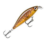 Rapala X-Light Minnow 5 cm 4g - Wobbler, Hardbait, Twitch Bait, Minnow for Bass Fishing, Hardbait for Spin Fishing, Colour: Live Brown Trout