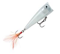 Rapala, X-Light Pop Fishing Lure, 4 cm/4.5 g, Freshwater Floating Lure, Swimming Depth: Surface, Plastic Fishing Lure, Colour Pearl White PW