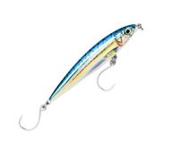 Rapala X-Rap Long Cast Shallow Lure with Two No. 5/0 Hooks, 0.3-0.6 m Swimming Depth, 14 cm Size, Blue Mackerel