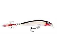 Rapala X-Rap Lure with Two No. 10 Hooks, 0.9-1.5 m Swimming Depth, 6 cm Size, Silver