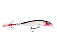 Rapala X-Rap Lure with Two No. 12 Hooks, 0.6-0.9 m Swimming Depth, 4 cm Size, Silver
