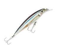Rapala X-Rap Saltwater Lure with Two No. 2 Hooks, 1.2-2.4 m Swimming Depth, 12 cm Size, Anchovy