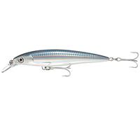 Rapala X-Rap Saltwater Lure with Two No. 2 Hooks, 1.2-2.4 m Swimming Depth, 12 cm Size, Baitfish