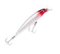 Rapala X-Rap Saltwater Lure with Two No. 3 Hooks, 1.2-1.8 m Swimming Depth, 10 cm Size, Red Head UV