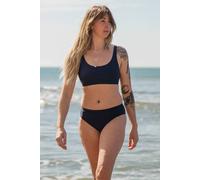 Rapanui Clothing High Rise Bikini Bottoms In Midnight Midnight