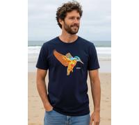Rapanui Clothing Men's Kingfisher T-shirt in Navy | Size: Medium Rapanui Clothing Navy M