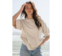 Rapanui Clothing Men's Loopback Oversized Sweatshirt in Beige | Size: 18 Rapanui Clothing Beige 18