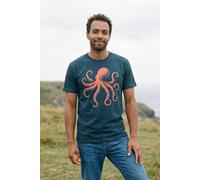 Rapanui Clothing Men's Octopus Coastal Graphic T-Shirt in Blue | Size: 2XL Rapanui Clothing Blue 2XL