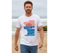 Rapanui Clothing Men's Paraglider T-Shirt in White | Size: Small Rapanui Clothing White S