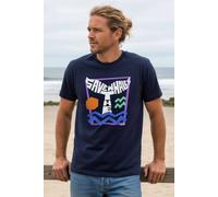 Rapanui Clothing Men's Save The Whales T-shirt in Navy | Size: Medium Rapanui Clothing Navy M