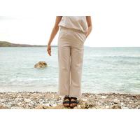 Rapanui Clothing Straight Leg Trousers In Brown Brown 12