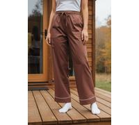 Rapanui Clothing Women's Cotton Pyjama Bottoms In Terracotta Terracotta
