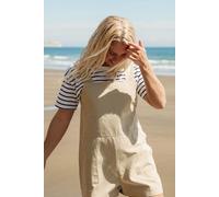 Rapanui Clothing Women's Relaxed Fit Cotton Pocket Playsuit in Brown | Size: 10 Rapanui Clothing Brown 10