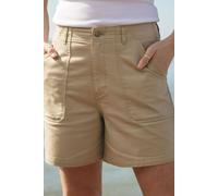 Rapanui Clothing Women's Twill Shorts In Brown Brown 14