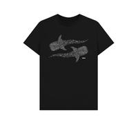 Rapanui Whale Shark Duo Graphic T-Shirt Black