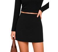Rapbin Women High Waist Plaid Mini Skirt A-Line Short Skirt for Fall Winter | Comfortable Fabric,Fully Lined to Prevent See-Through,Side Zipper for Easy Wear,High Waist Design Elongates Legs