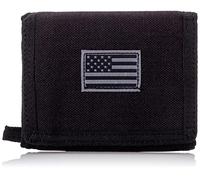 RAPDOM Mens Tactical Tactical Wallet, Black, 4.75" x 3.5" x .75"