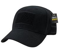 RAPDOM Tactical Low Crown Structured Cap, Black