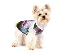 Rape flower pig print Tshirts for Small Dogs Dog's Fashion Shirt Breathable Sleeveless Shirts for Small Dogs