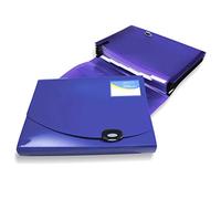 Rapesco 0675 A4+ Expanding File, 7 Compartments, Blue