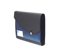 Rapesco 0679 7-Part Business Expanding File Folder with Handle, A4+, Blue
