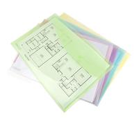 Rapesco Popper Wallet A3 Pastel Assorted (5 Pack) 0