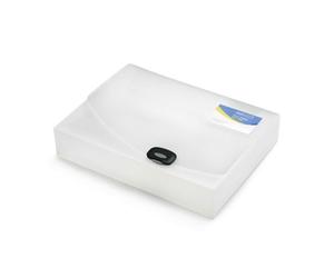 Rapesco 0714 Box File/rigid Wallet, 60 mm Capacity For Up To 600 Pages, A4, Clear