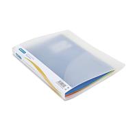 Rapesco 0715 2-Ring Binder, 35 mm Spine, A4, Clear Transparent, Pack of 10