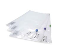 Rapesco Zippi File 0796 - Plastic Zip, A4+, Transparent - Pack of 25