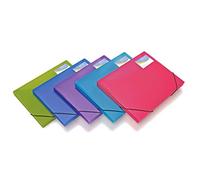 Rapesco 0804 25mm Elasticated Box File, A4+, Pack of 5