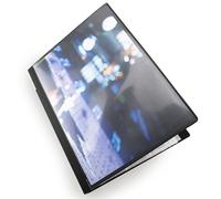 Rapesco 0909 Presentation Display Book, 20 Pockets, A4, Black