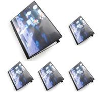 Rapesco 0909 Presentation Display Book, 20 Pockets, A4, Black (Pack of 5)
