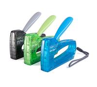 Rapesco 0953 T8-Mini Set, Pack of 3 Tackers with 1800 13/6 mm Staples, Blue, Green and Black