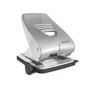 Rapesco 1024 Heavy Duty 835 2-Hole Metal Punch, 40 Sheet Capacity, Silver