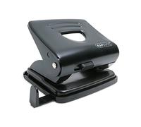 Rapesco 1030 825 2-Hole Metal Punch, 25 Sheet Capacity, Black