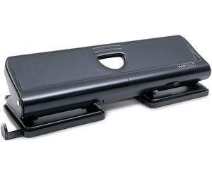 Rapesco 1054 720 4-Hole Metal Punch, 22 Sheet Capacity, Black Black Single