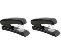 Rapesco 1084 ECO Compact Stapler, 20 Sheet Capacity, Black (Pack of 2)