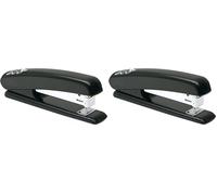 Rapesco 1085 ECO Full Length Stapler, 20 Sheet Capacity, Black (Pack of 2)