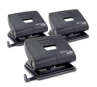 Rapesco 1086 ECO 2-Hole Punch, 22 Sheets Capacity, Black