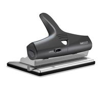 Rapesco 1205 ALU Adjustable Heavy Duty Hole Punch, 32 Sheet Capacity | Adjustable to Punch 2, 3 or 4 Holes, Black