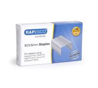 Rapesco 1236 Type 923/8 mm Galvanised Heavy Duty Staples, Pack of 1000