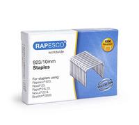 Rapesco 1237 923/10 mm Galvanised Staples, Type 23, Box of 1000