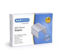 Rapesco 1237 923/10 mm Galvanised Staples, Type 23, Box of 1000